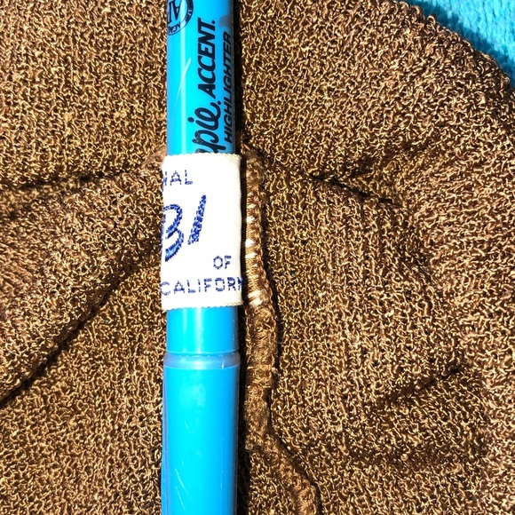 Vintage 50’s Bronze Knit Top - Picture 7 of 8